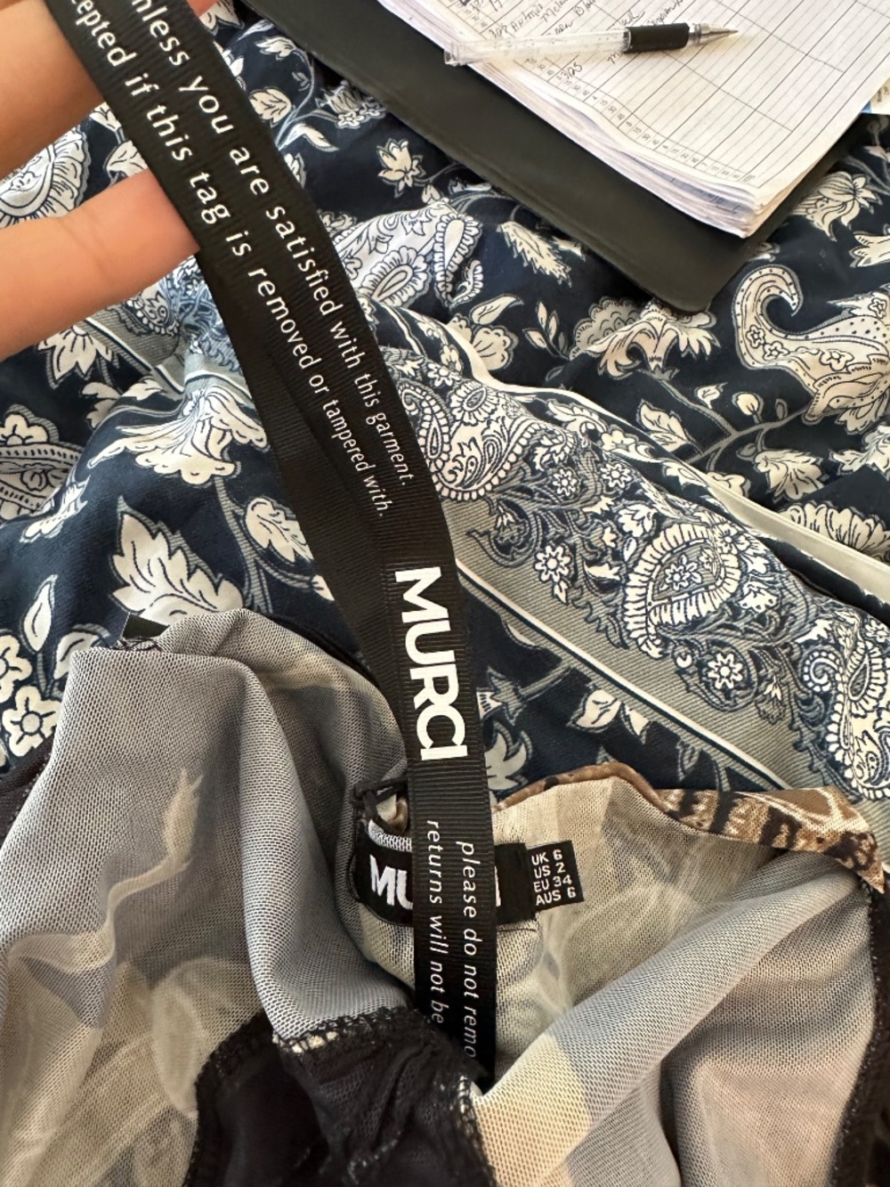MURCI UK SCORPION DEEP V RUFFLE MAXI DRESS. NWT - Picture 7 of 10